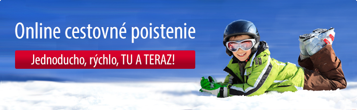 Cestovné poistenie - jednoducho, rýchlo, ONLINE - TU A TERAZ! Cestovné poistenie - jednoducho, rýchlo, ONLINE - TU A TERAZ!
