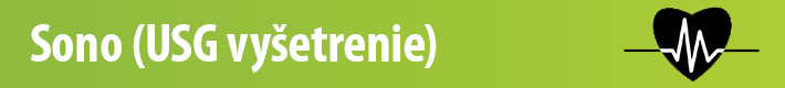 USG vyšetrenie USG vyšetrenie