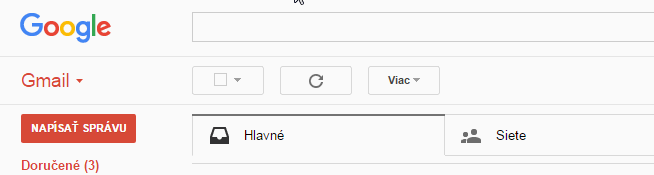 Kde nájdete e-mail od nás? Hľadajte v sekciách 