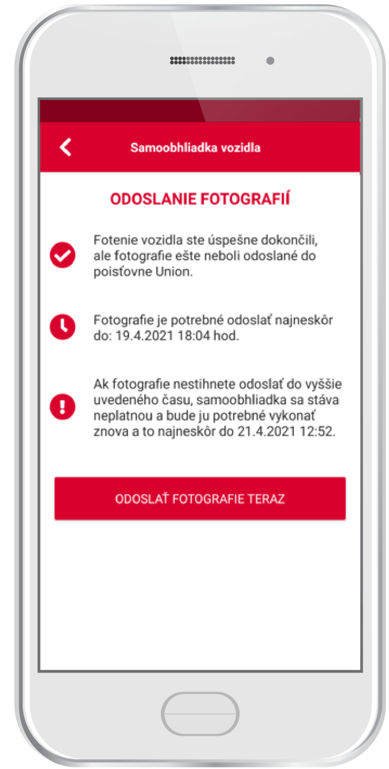Odošlite fotografie samoobhliadky.