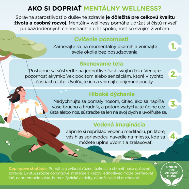 Ako si dopriat mentalny wellness