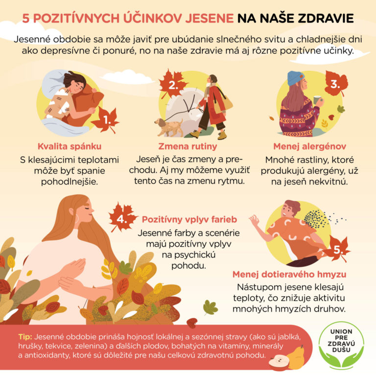 5 pozitívnych účinkov jesene