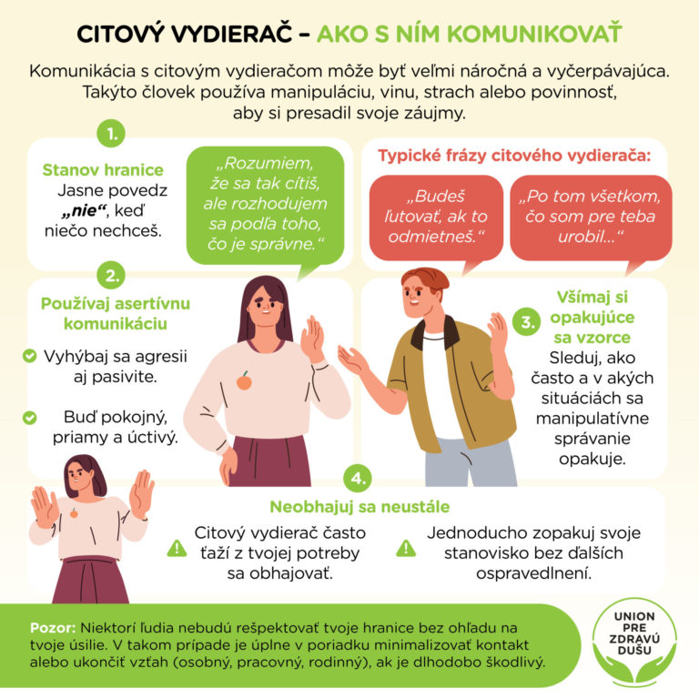 Citový vydierač - Ako s ním komunikovať