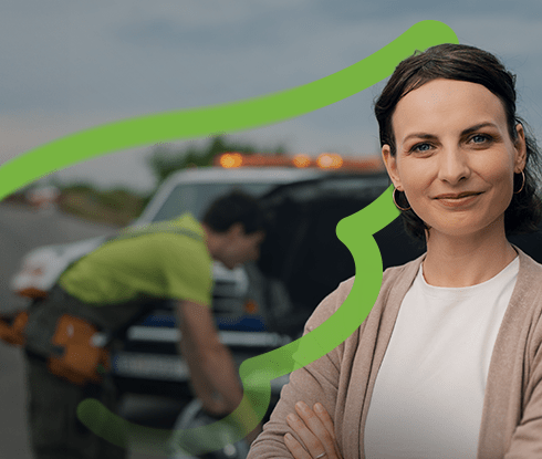 Žena, ktorej prišiel s pokazeným autom pomôcť technik vďaka PZP od Unionu