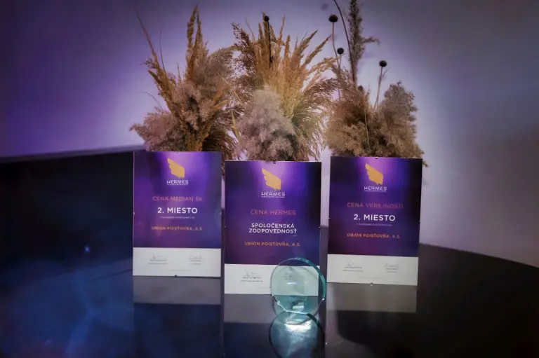 tri ocenenia Hermes komunikátor roka pre Union