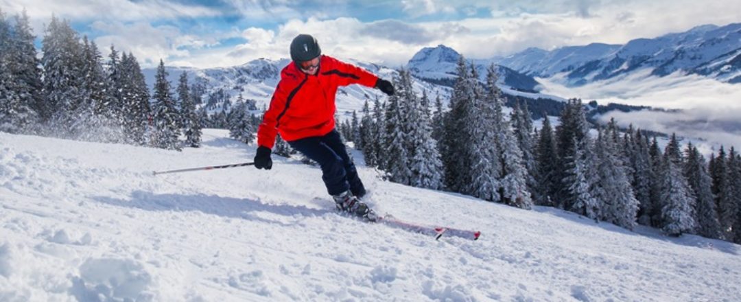 lyžovanie v rakúskych Alpách