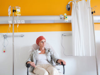 onkologická pacientka na chemoterapii
