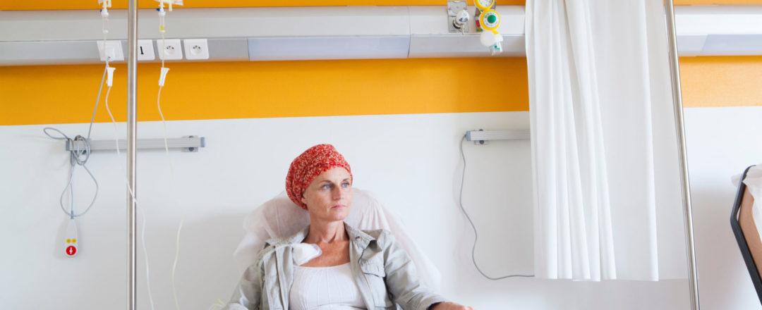 onkologická pacientka na chemoterapii