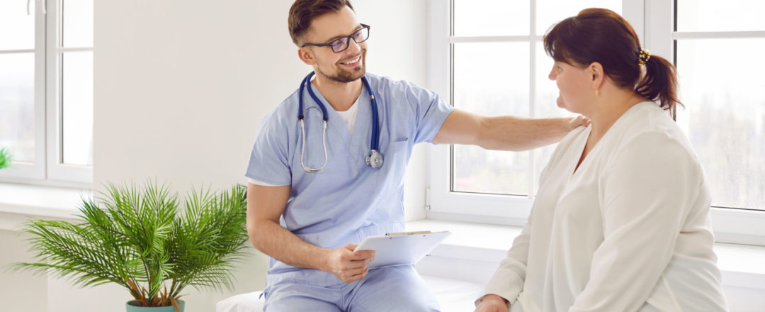 žena na preventívnej prehliadke