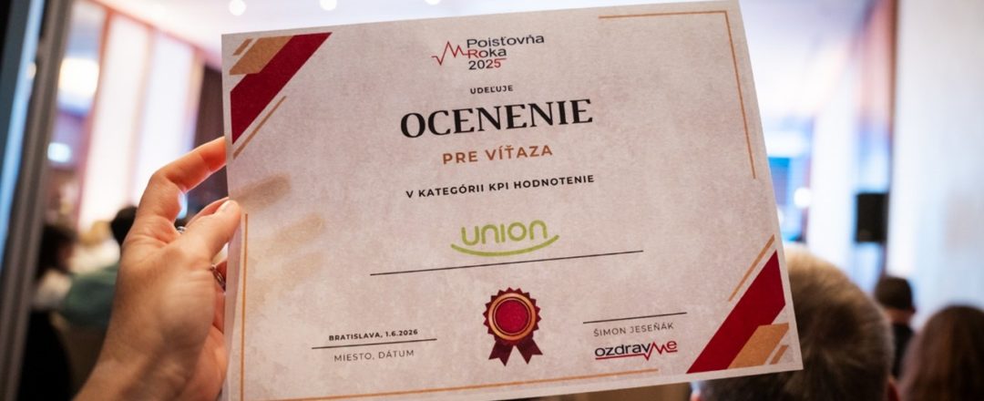 získali sme ocenenie v hodnotení Poisťovňa roka 2025