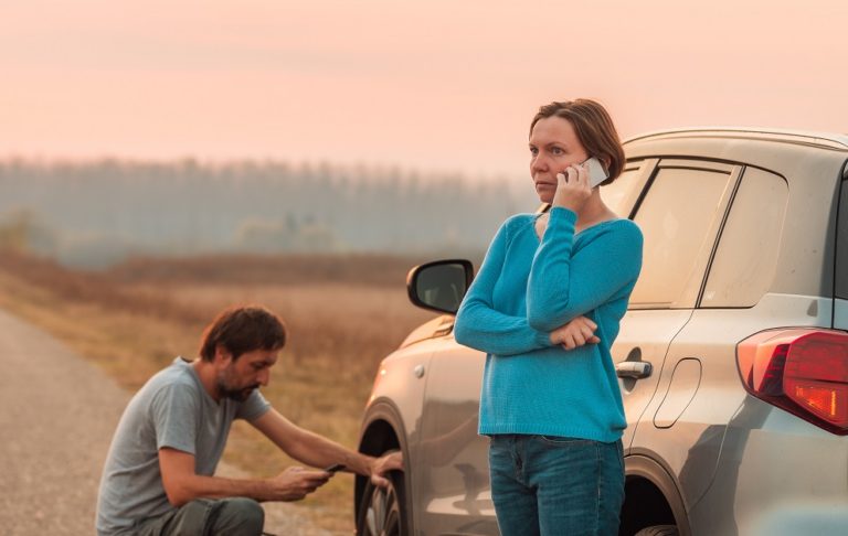 pokazené auto v zahraničí