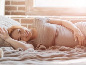 oddych a spánok počas tehotenstva